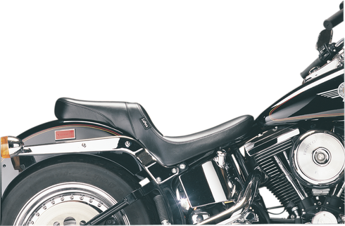 LE PERA Daytona 2-Up Seat - Without Backrest - Smooth - Black - Softail '84-'99 LGN-543S