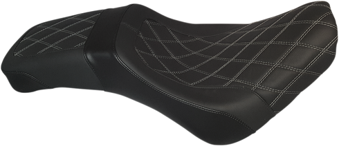 DANNY GRAY Weekday™ 2-Up Seat - Double Diamond - Gray Stitch - FL '18-'23 21-208DIA