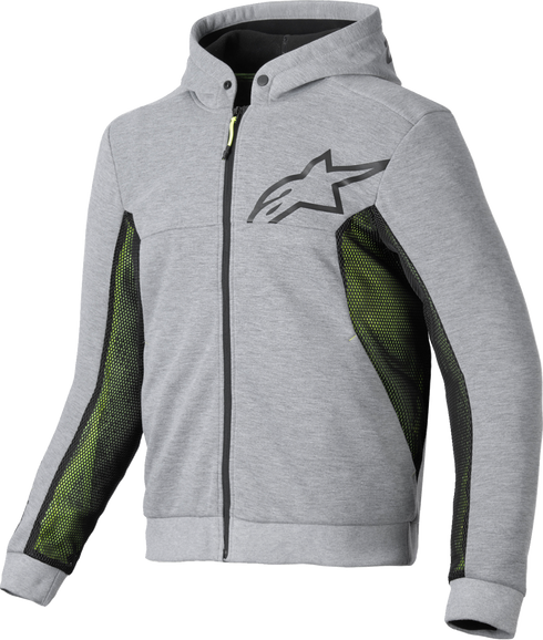 ALPINESTARS ALPINESTARS Chrome Air Sport Hoodie - Heather Gray/Black - Small 4200425-9196-S - 2820-7102