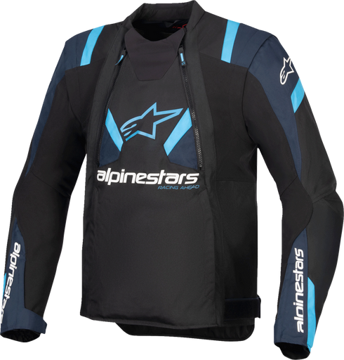 ALPINESTARS T-Stunt Air Jacket - Black/Dark Blue/Blithe Blue - Small 3301825-1386-S