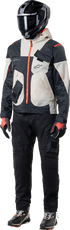 ALPINESTARS Mogress Air Jacket - Black/Almond/Hot Orange - 4XL 3301625-1489-4XL