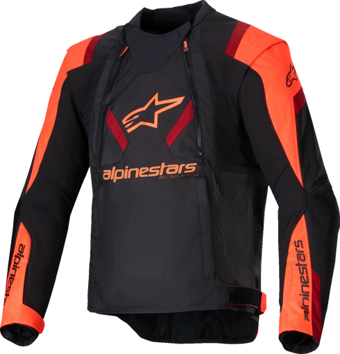 ALPINESTARS T-Stunt Air Jacket - Black/Red Fluo/Dark Red - 3XL 3301825-1365-3X