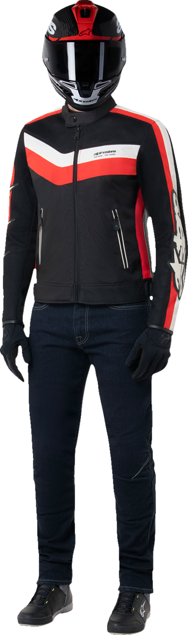 ALPINESTARS T-Dyno Air Jacket - Black/Bright Red - 3XL 3301725-1486-3X