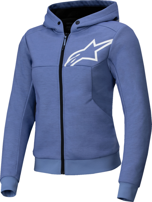 ALPINESTARS ALPINESTARS Stella Chrome v2 Sport Hoodie - Blue Violet/White - XL 4210225-7185-XL - 2822-1706