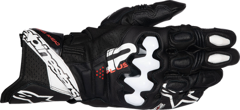 ALPINESTARS GP Plus R V3 Leather Gloves - Black/White - Large 3550825-12-L