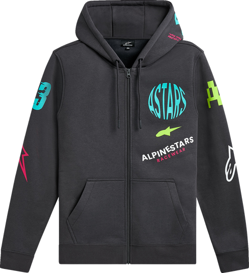 ALPINESTARS ALPINESTARS Variegate Zip Hoodie - Gunmetal - XL 1215-53200-190-XL - 3050-7005