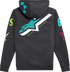 ALPINESTARS ALPINESTARS Variegate Zip Hoodie - Gunmetal - 2XL 1215-53200-190-2X - 3050-7006