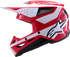 ALPINESTARS SM3 Helmet - Heat - Gloss Red/White/Black - Small 8301026-3126-S