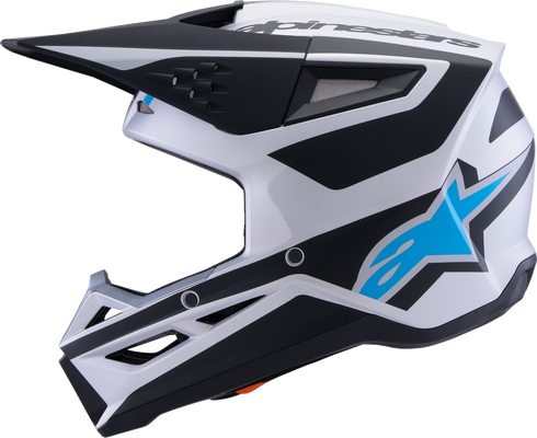 ALPINESTARS SM3 Helmet - Heat - Matte Silver/Blue/Black - Large 8301026-1949-L