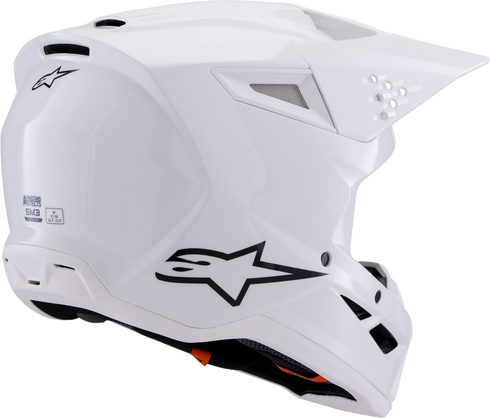 ALPINESTARS SM3 Helmet - Solid - Gloss White - Small 8300326-2180-S