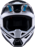 ALPINESTARS SM3 Helmet - Heat - Matte Silver/Blue/Black - Large 8301026-1949-L