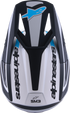 ALPINESTARS SM3 Helmet - Heat - Matte Silver/Blue/Black - Small 8301026-1949-S