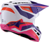 ALPINESTARS SM3 Helmet - Heat - Gloss White/Purple/Pink - XS 8301026-2052-XS