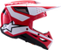 ALPINESTARS SM3 Helmet - Heat - Gloss Red/White/Black - Medium 8301026-3126-M