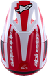 ALPINESTARS SM3 Helmet - Heat - Gloss Red/White/Black - XS 8301026-3126-XS