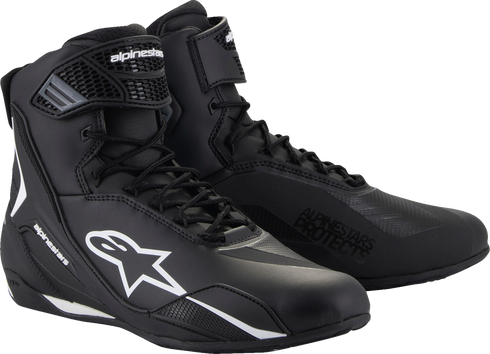 ALPINESTARS Faster-4 Shoes - Black/White - US 8.5 2510425-12-85