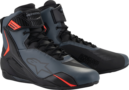 ALPINESTARS Faster-4 Shoes - Black/Gray/Red - US 7.5 2510425-1130-75