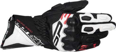 ALPINESTARS SP-3 Gloves - Black/White/Fluo Red - Small 3550925-1231-S