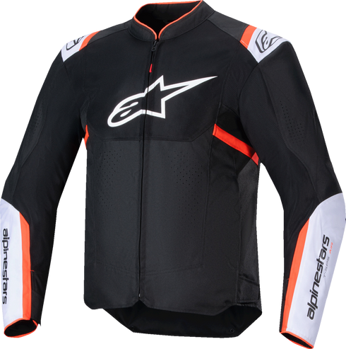ALPINESTARS T-SPS Air v2 Jacket - Black/White/Red Fluo - Large 3301025-1231-L