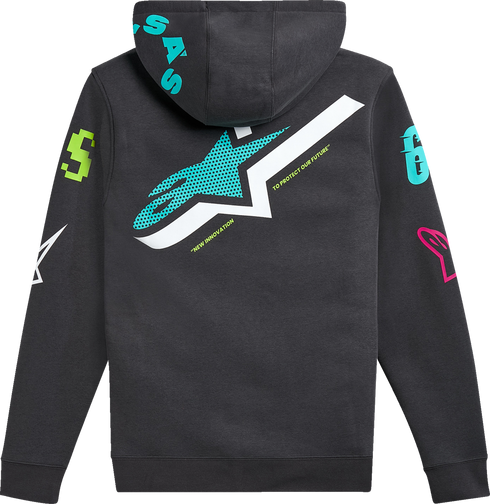 ALPINESTARS ALPINESTARS Variegate Zip Hoodie - Gunmetal - Medium 1215-53200-190-M - 3050-7003