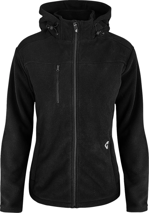 GERBING HEATED CLOTHING Women's 7V Thermite Fleece Heated Jacket 2.0 - Black - Large GER-TFJKT-7V-W-B-L