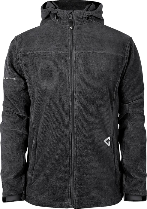 GERBING HEATED CLOTHING 7V Thermite Fleece Heated Jacket 2.0 - Gray - Small GER-TFJKT-7V-M-G-S