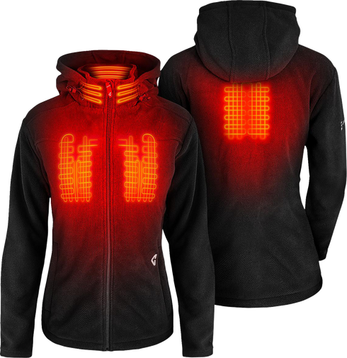 GERBING HEATED CLOTHING Women's 7V Thermite Fleece Heated Jacket 2.0 - Black - Small GER-TFJKT-7V-W-B-S
