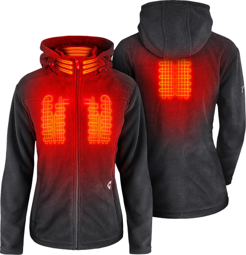 GERBING HEATED CLOTHING Women's 7V Thermite Fleece Heated Jacket 2.0 - Gray - 2XL GER-TFJKT-7V-W-G-XXL