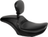 LE PERA Outcast Seat - With Backrest - Plain - FLH/FLT '23-'25 LV-987BR