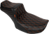 LE PERA Tailwhip Daddy Long Legs Seat - Burnt Orange Double Diamond Stitch - FLH/FLT '23-'25 LV-587DLDD-OB4