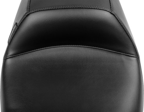 LE PERA Outcast Seat - With Backrest - Plain - FLH/FLT '23-'25 LV-987BR