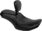 LE PERA Outcast Seat - With Backrest - Plain - FLH/FLT '23-'25 LV-997BR