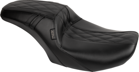 LE PERA Outcast Seat - Without Backrest - GT2 Inlay - FLH/FLT '23-'25 LV-987GT2