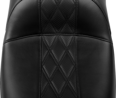 LE PERA Maverick Daddy Long Legs Seat - Without Backrest - Diamond Stitch - HR2 Inlay - FLH/FLT '23-'25 LV-957DLHR2