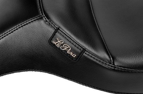LE PERA Outcast Seat - With Backrest - Plain - FLH/FLT '23-'25 LV-997BR