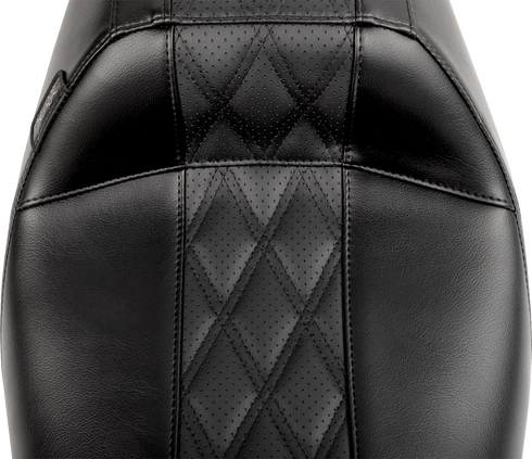 LE PERA Outcast Seat - Without Backrest - GT2 Inlay - FLH/FLT '23-'25 LV-987GT2