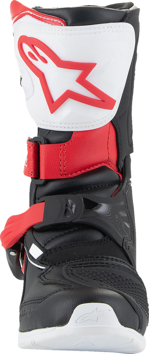 ALPINESTARS Kids Tech 3S Boots - Red/Black/White - US 1 / EU 33 2014524-2030-1