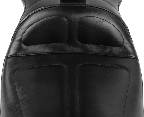 LE PERA Maverick Seat - with Backrest - Black - FLH/FLT '23-'25 LV-957BR