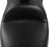 LE PERA Maverick Seat - with Backrest - Smooth - Black - FLH/FLT '23-'25 LV-957BRS