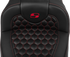 SADDLEMEN Roadsofa™ Extended Reach Seat - with Backrest - Honeycomb - Red Stitch - FLTR/FLHX '23-'24 823-07-190B4