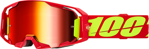 100% ARmatic Goggle - Red - Red Mirror Lens 50060-00005