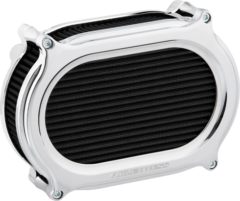 ARLEN NESS Stage 2 Oval Air Cleaner Kit - Chrome 600-207