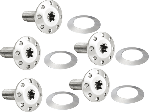 ARLEN NESS Bolt Kit - Holeshot/Front/Floating/Brake Rotor - Spoke Mount - Polished - 5 Pack 300-920