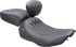 MUSTANG Wide Tripper™ Seat - Solo - Black Stitching - FLT/FLH '23-'25 89503