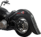 KLOCK WERKS Rear Fender - Vicla Frenched - 9" Extended Rear - Black KWF-02-0313