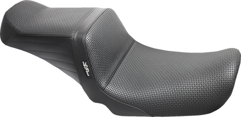 LE PERA Tailwhip Seat - Basketweave - Black - FXD '04-'05 LF-581BW