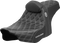 SADDLEMEN Pro Series SDC Performance Seat - Silver Stitching - w/ Backrest - FLT/FLH '23-'25 SC82307DB5
