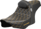 SADDLEMEN Pro Series SDC Performance Seat - Gold Stitching - w/ Backrest - FLT/FLH '23-'25 SC82307DB7