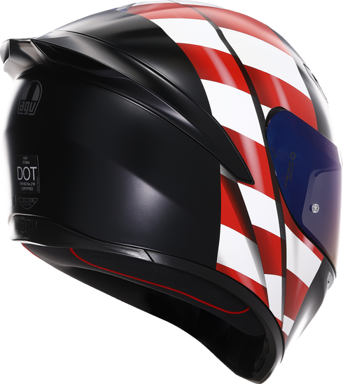 AGV K1 S Helmet - US Flag - Red/White/Blue - Small 2118394003-068-S