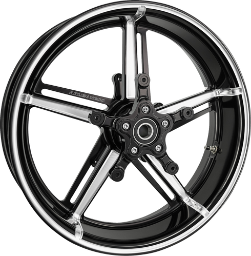ARLEN NESS Wheel with Hub/Adapter - Factory 24 - Front - Black/Contrast Cut - 18x5.5 91-652